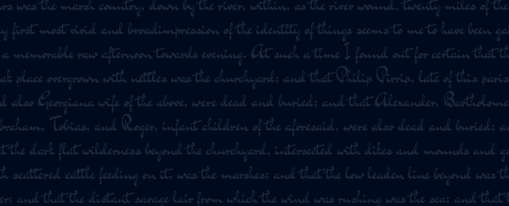 Fondo azul oscuro con texto
